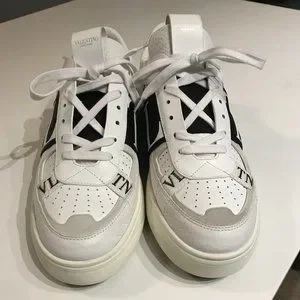スニーカー VL7N SNEAKERS Vl7n Low-top Sneakers In Calfskin And Mesh Fabric With Bands